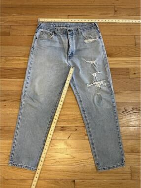 Vintage Carhartt Light Wash Distressed Jeans